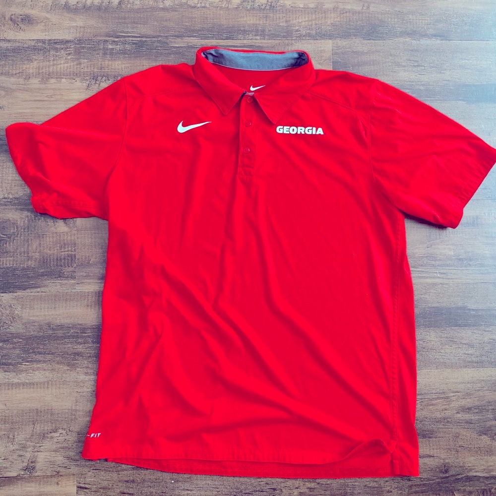 University of Georgia Bulldogs Nike dri fit polo